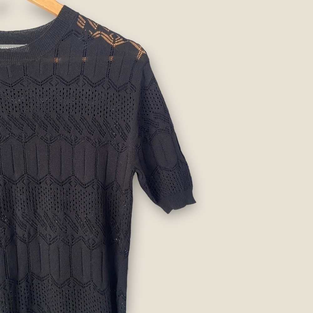 Coin 1804 Black Knit Swimsuit Coverup - Picture 3 of 8